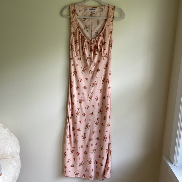 Reformation Pink Floral Midi Dress - Picture 6 of 11